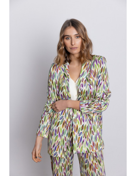 Blazer Fluida Estampada BMB & Co.