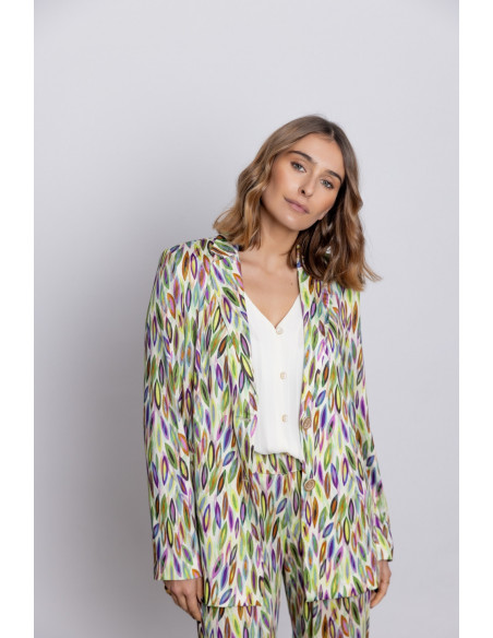 Blazer Fluida Estampada BMB & Co.