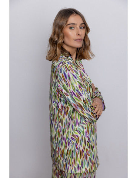 Blazer Fluida Estampada BMB & Co.