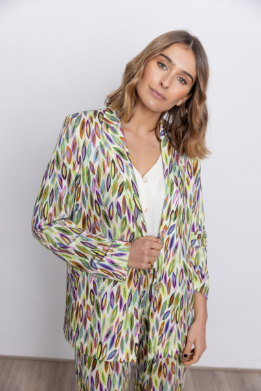 Blazer Fluida Estampada BMB & Co.