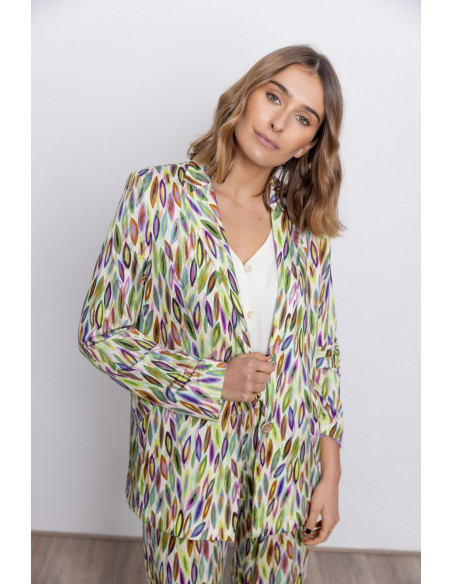 Blazer Fluida Estampada BMB & Co.