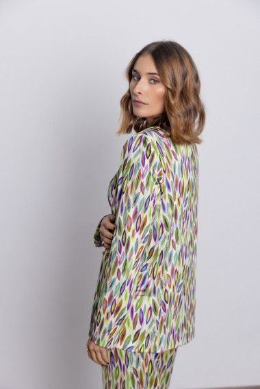 Blazer Fluida Estampada BMB & Co.