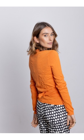Bolero Naranja Punto Stropicciato BMB & Co.