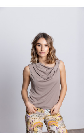 Top Sin Mangas Escote Frunce BMB & Co.