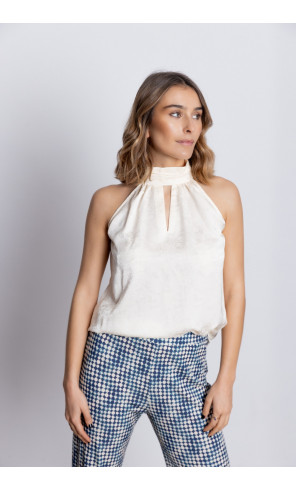 Top Crudo Cuello Halter BMB & Co.