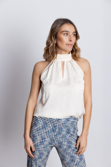 Top Crudo Cuello Halter BMB & Co.