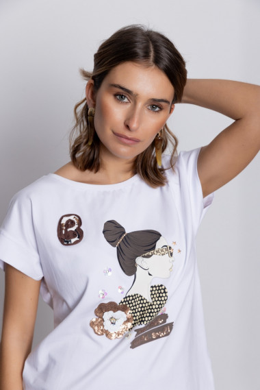 Camiseta Algodon Sin Manga BMB & Co.