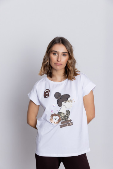 Camiseta Algodon Sin Manga BMB & Co.