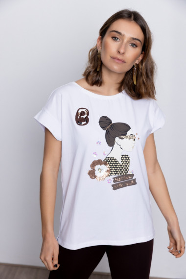 Camiseta Algodon Sin Manga BMB & Co.