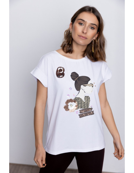 Camiseta Algodon Sin Manga BMB & Co.