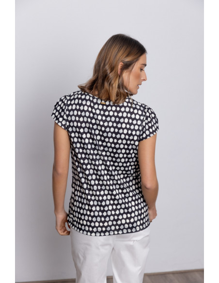 Camiseta Manga Corta Lunares BMB & Co.