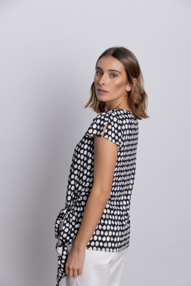 Camiseta Manga Corta Lunares BMB & Co.