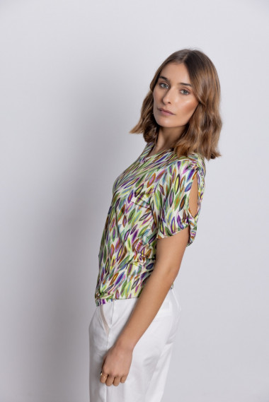 Camiseta Manga Corta Print Punto de Seda BMB & Co.