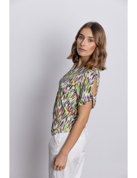 Camiseta Manga Corta Print Punto de Seda BMB & Co.