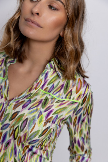 Camiseta Botonadura Punto Seda BMB & Co.