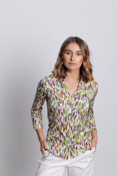 Camiseta Botonadura Punto Seda BMB & Co.