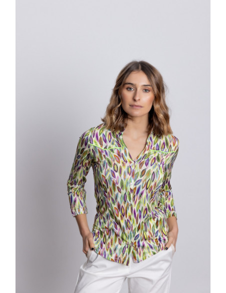 Camiseta Botonadura Punto Seda BMB & Co.