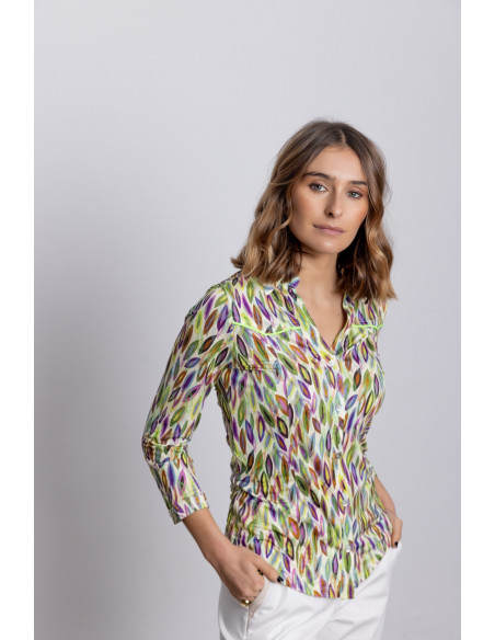 Camiseta Botonadura Punto Seda BMB & Co.