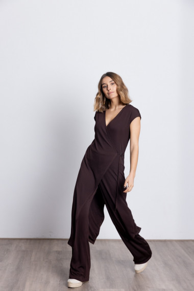 Chaleco Largo Cruzado Chocolate BMB & Co.