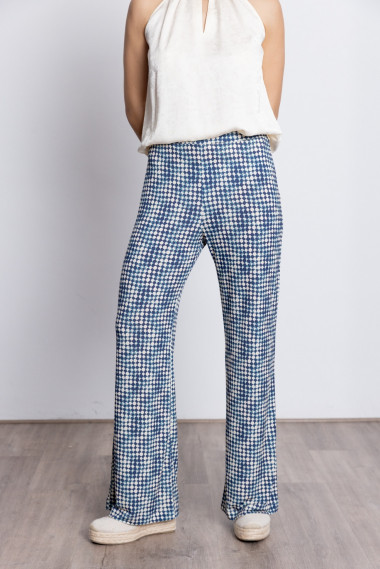 Pantalón Recto Estampado Extra Confort BMB & Co.