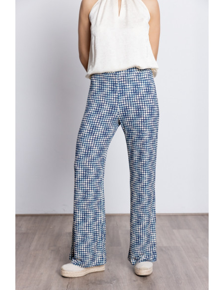 Pantalón Recto Estampado Extra Confort BMB & Co.