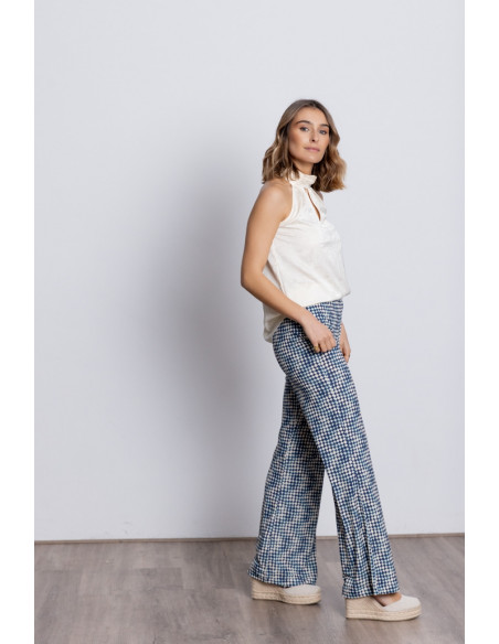 Pantalón Recto Estampado Extra Confort BMB & Co.