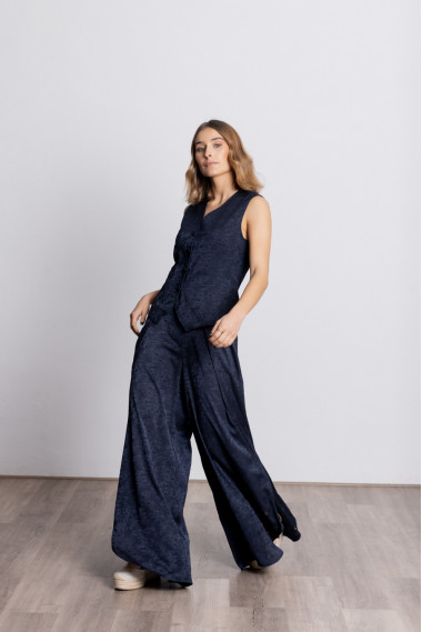 Pantalon Ancho Aberturas Jacquard BMB & Co.