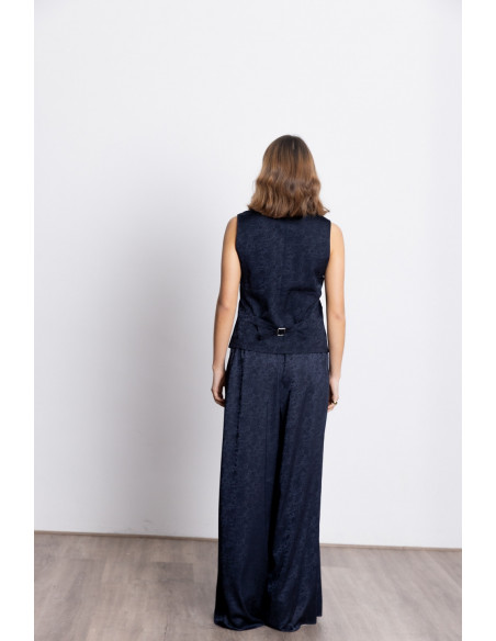 Pantalon Ancho Aberturas Jacquard BMB & Co.