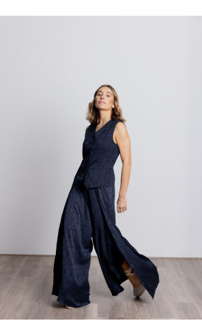 Pantalon Ancho Aberturas Jacquard BMB & Co.