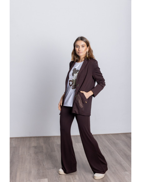 Pantalon Recto Chocolate Extra Confort BMB & Co.