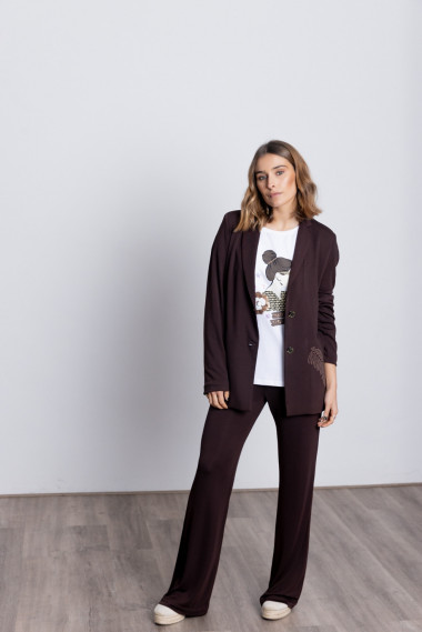 Pantalon Recto Chocolate Extra Confort BMB & Co.