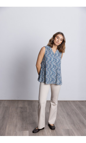 Pantalón Flare Algodón Crudo BMB & Co.