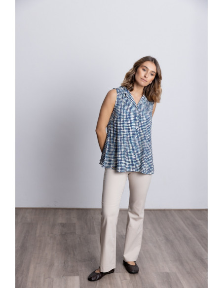 Pantalón Flare Algodón Crudo BMB & Co.