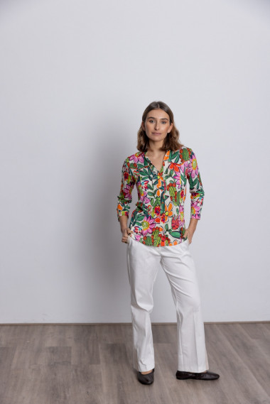 Pantalon Tobillero Crudo Algodón BMB & Co.