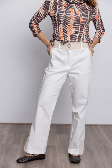 Pantalon Tobillero Crudo Algodón BMB & Co.