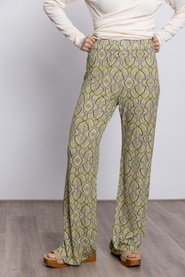 Pantalon Recto Estampado Extra Confort BMB & Co.