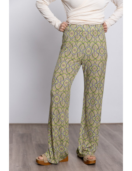 Pantalon Recto Estampado Extra Confort BMB & Co.