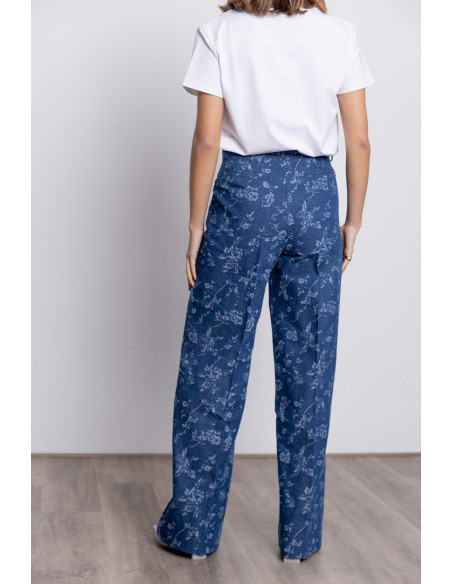 Pantalon Vaquero Ancho Algodón BMB & Co.