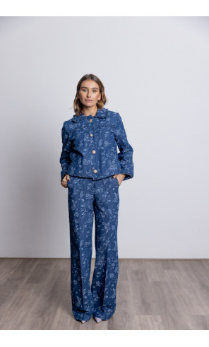 Pantalon Vaquero Ancho Algodón BMB & Co.