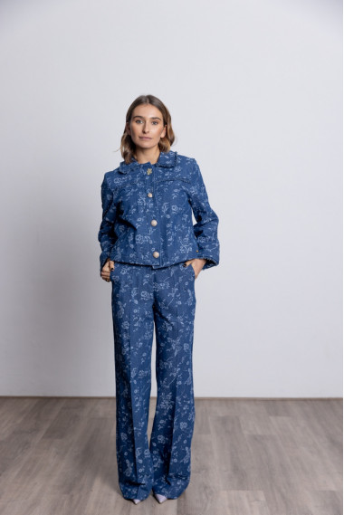 Pantalon Vaquero Ancho Algodón BMB & Co.