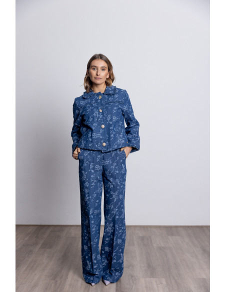 Pantalon Vaquero Ancho Algodón BMB & Co.