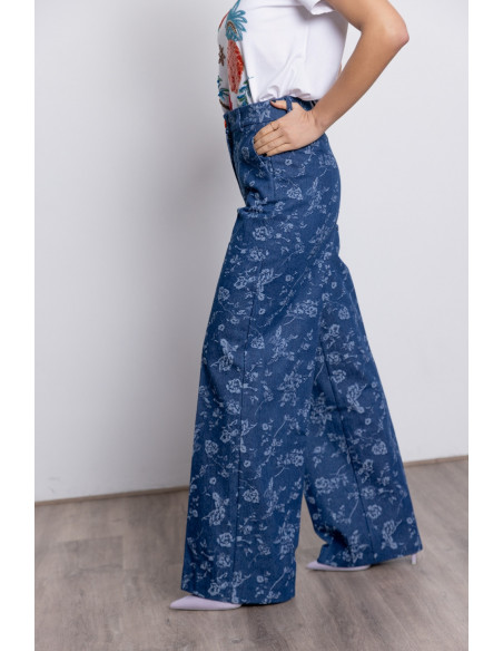 Pantalon Vaquero Ancho Algodón BMB & Co.