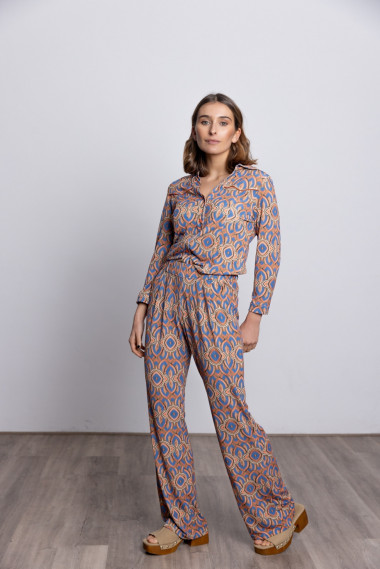 Camiseta Entallada Print Geometrico BMB & Co.