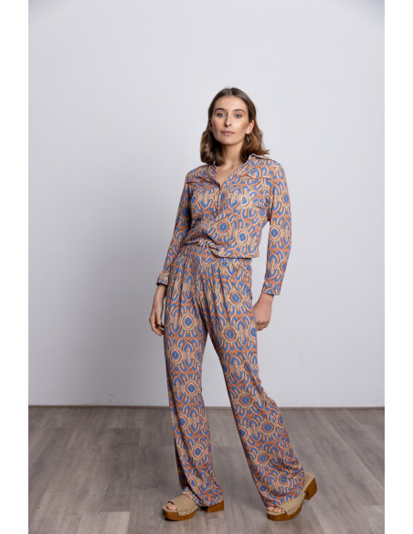 Camiseta Entallada Print Geometrico BMB & Co.