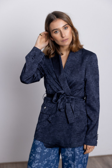 Blazer Fluida Con Cinturon BMB & Co.