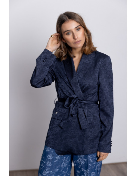 Blazer Fluida Con Cinturon BMB & Co.