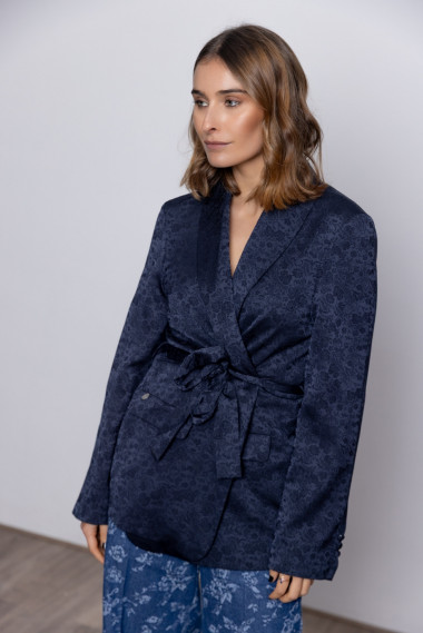 Blazer Fluida Con Cinturon BMB & Co.