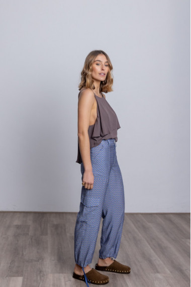 Pantalón Cargo Flores Liberty BMB & Co.