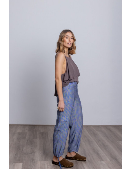 Pantalón Cargo Flores Liberty BMB & Co.