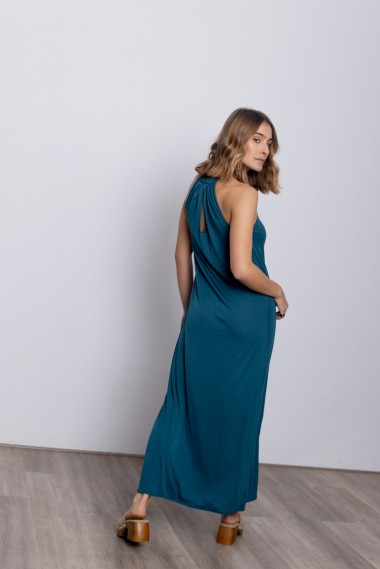 Vestido Midi Cuello Halter BMB & Co.